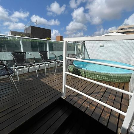 Flat 502 Com Piscina Privativa - 02 Quartos João Pessoa Esterno foto