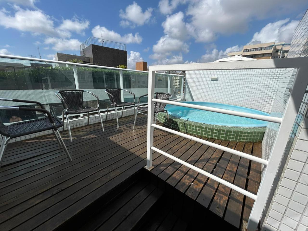 Flat 502 Com Piscina Privativa - 02 Quartos João Pessoa Esterno foto